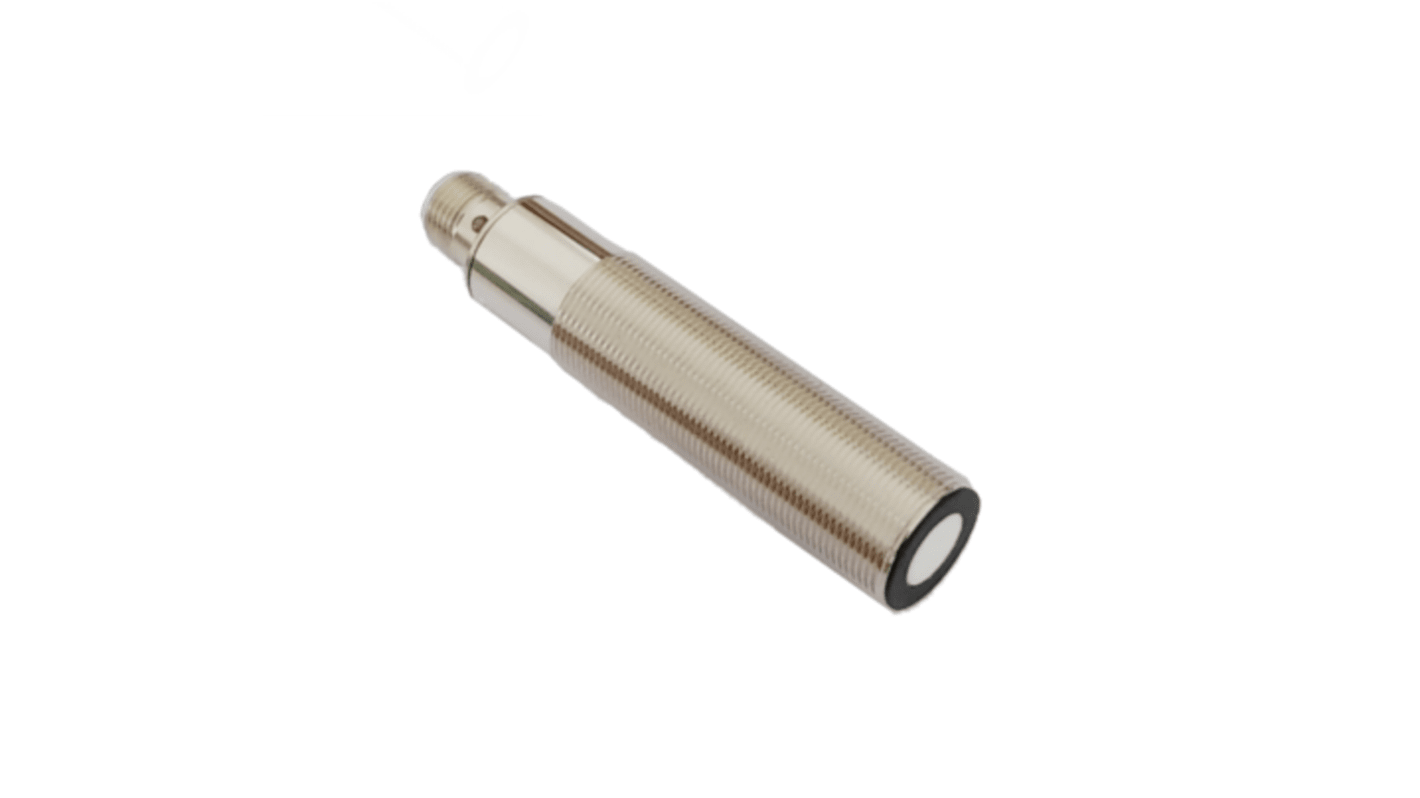 RS PRO Ultrasonic Barrel-Style Proximity Sensor, M18 x 1, 300 mm Detection, 4 → 20 mA Output, IP67