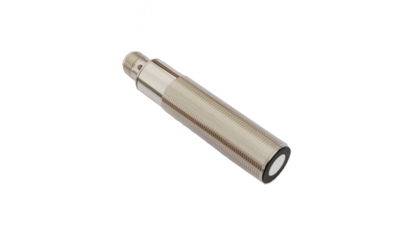 RS PRO Ultrasonic Barrel-Style Proximity Sensor, M18 x 1, 500 mm Detection, PNP Output, IP67