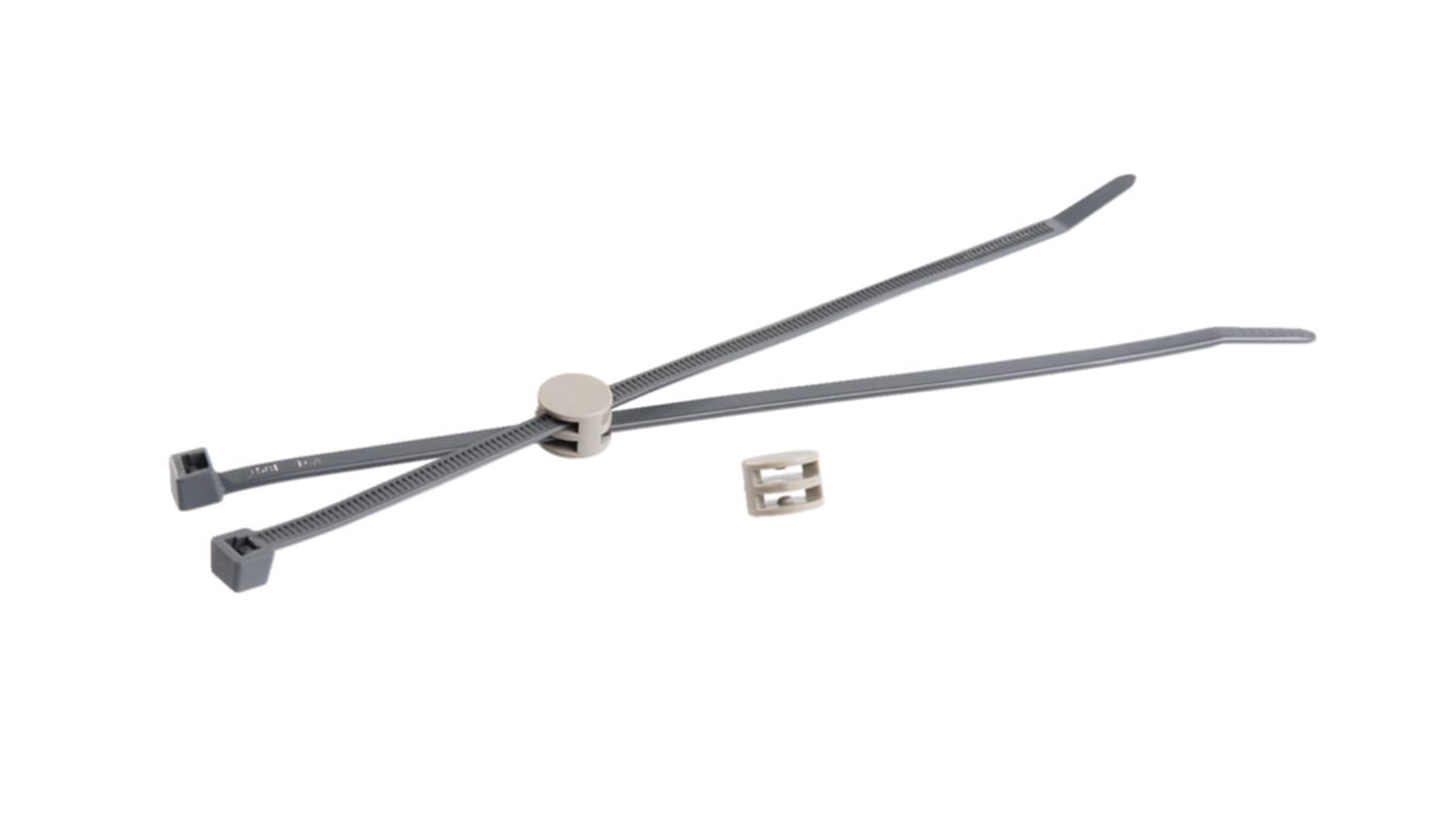 Serre-câble HellermannTyton T50R 145mm x 3,4 mm Noir en Polyamide