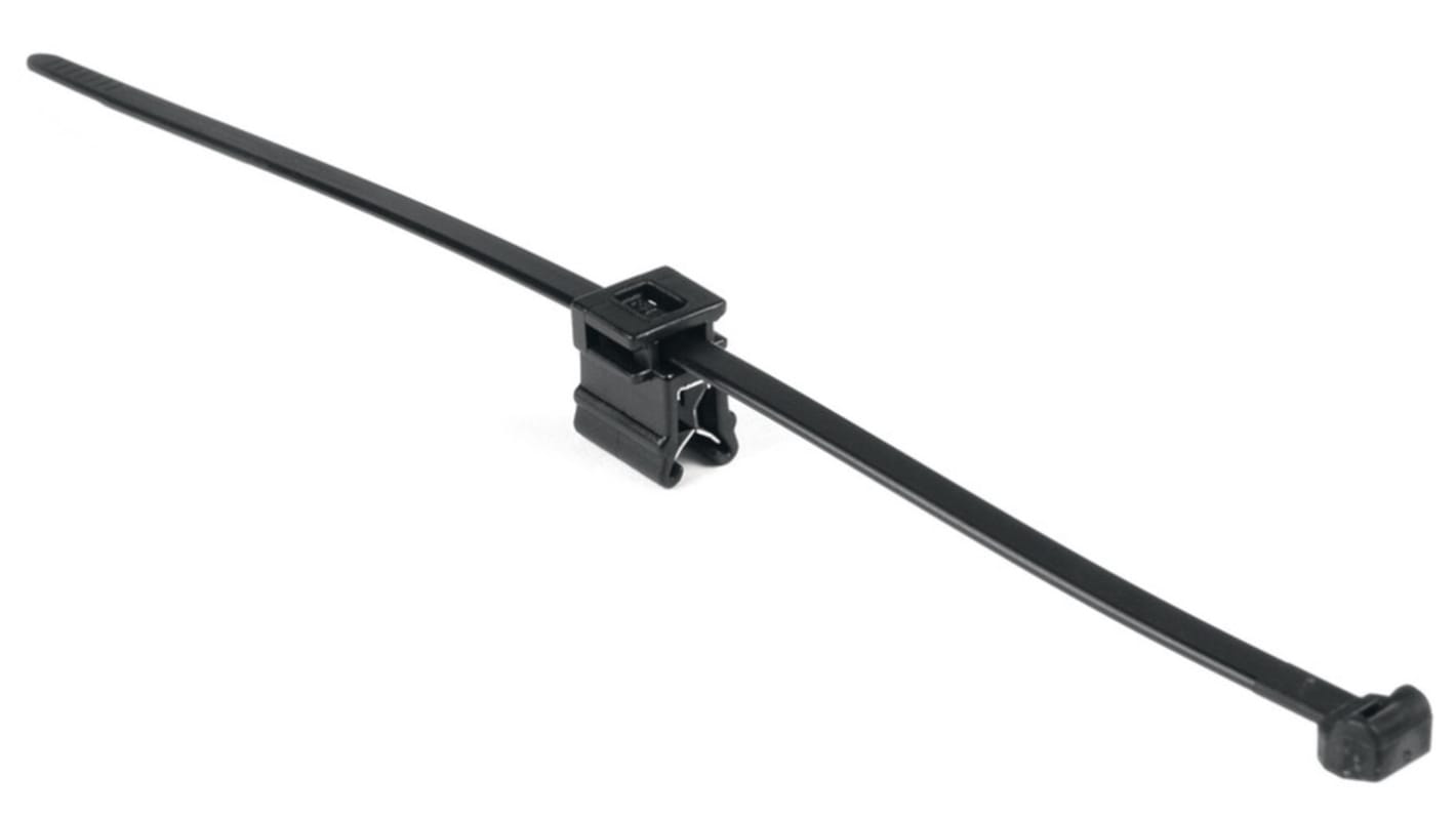 HellermannTyton Cable Tie, 150mm x 4.6 mm, Black Polyamide