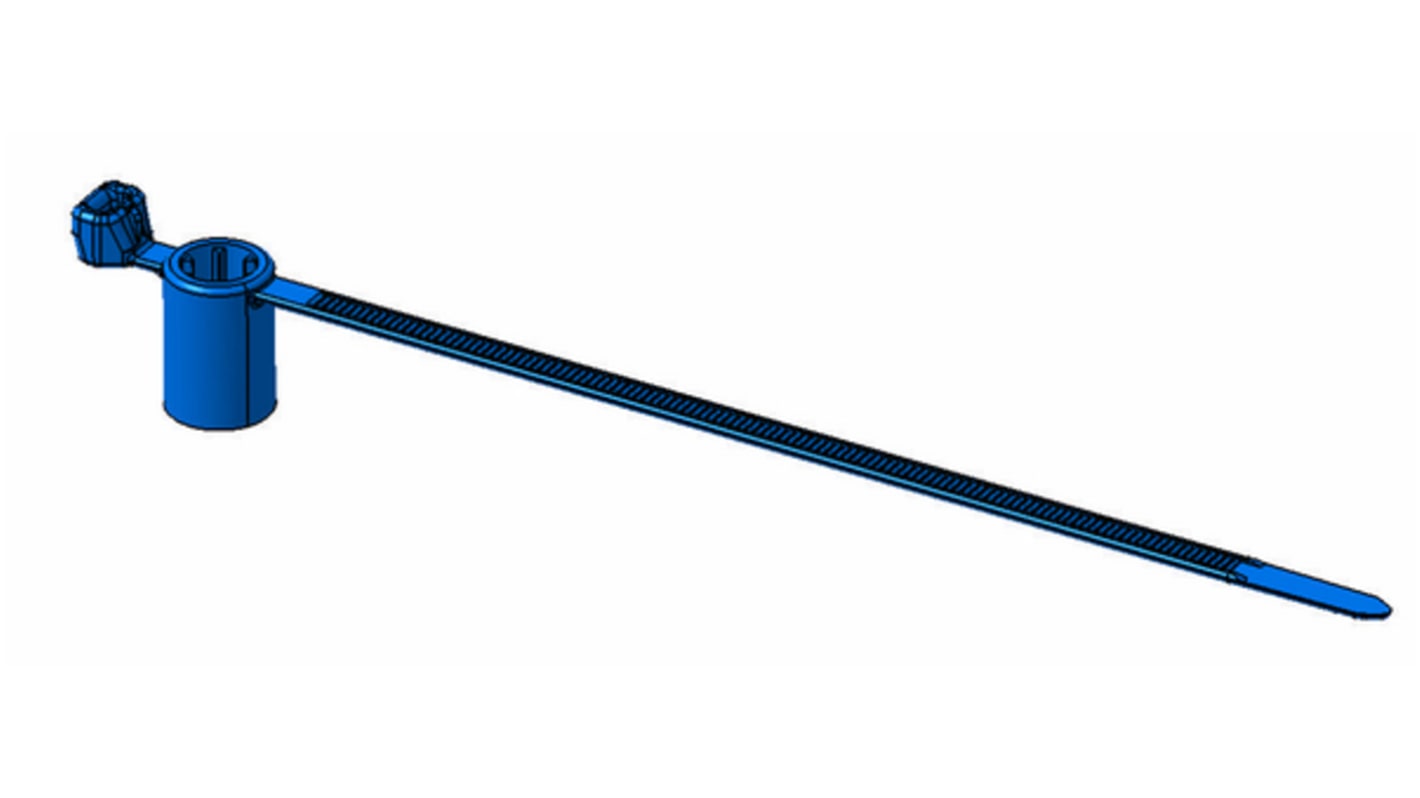 HellermannTyton Cable Tie, 160mm x 4.6 mm, Black Polyamide