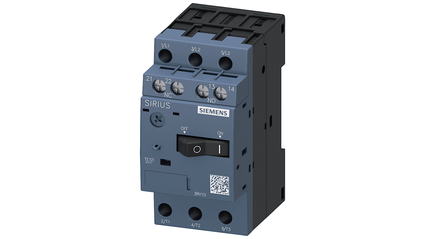 Siemens SIRIUS 3RV1 Motorschutzeinheit, 160 mA 3 Eingänge 400 V SIRIUS