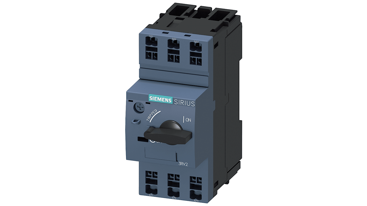 Unidad de protección del motor Siemens SIRIUS 3RV2, 690 V, 1,6 A