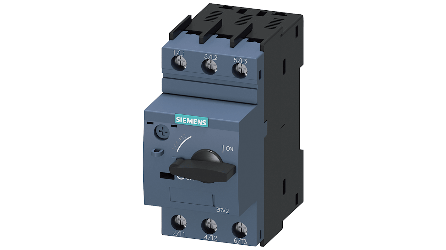 Unidad de protección del motor Siemens SIRIUS 3RV2, 690 V, 6,3 A