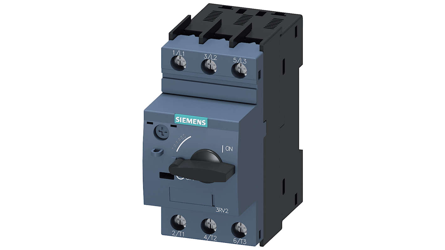Unité de protection de moteur Siemens SIRIUS 3RV2 630 mA, 690 V