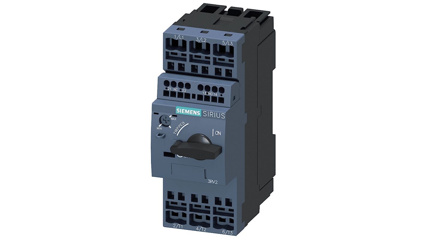 Controllo del carico del motore Siemens, protezione SIRIUS, 3 ingressi, 690 V, 630 mA SIRIUS 3RV2