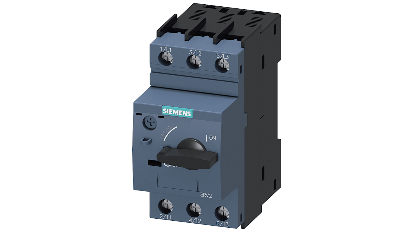 Siemens SIRIUS 3RV2 Motorschutzeinheit, 22 A Last-Kontrollgerät 3 Eingänge 690 V SIRIUS mit  mit Stromwandler