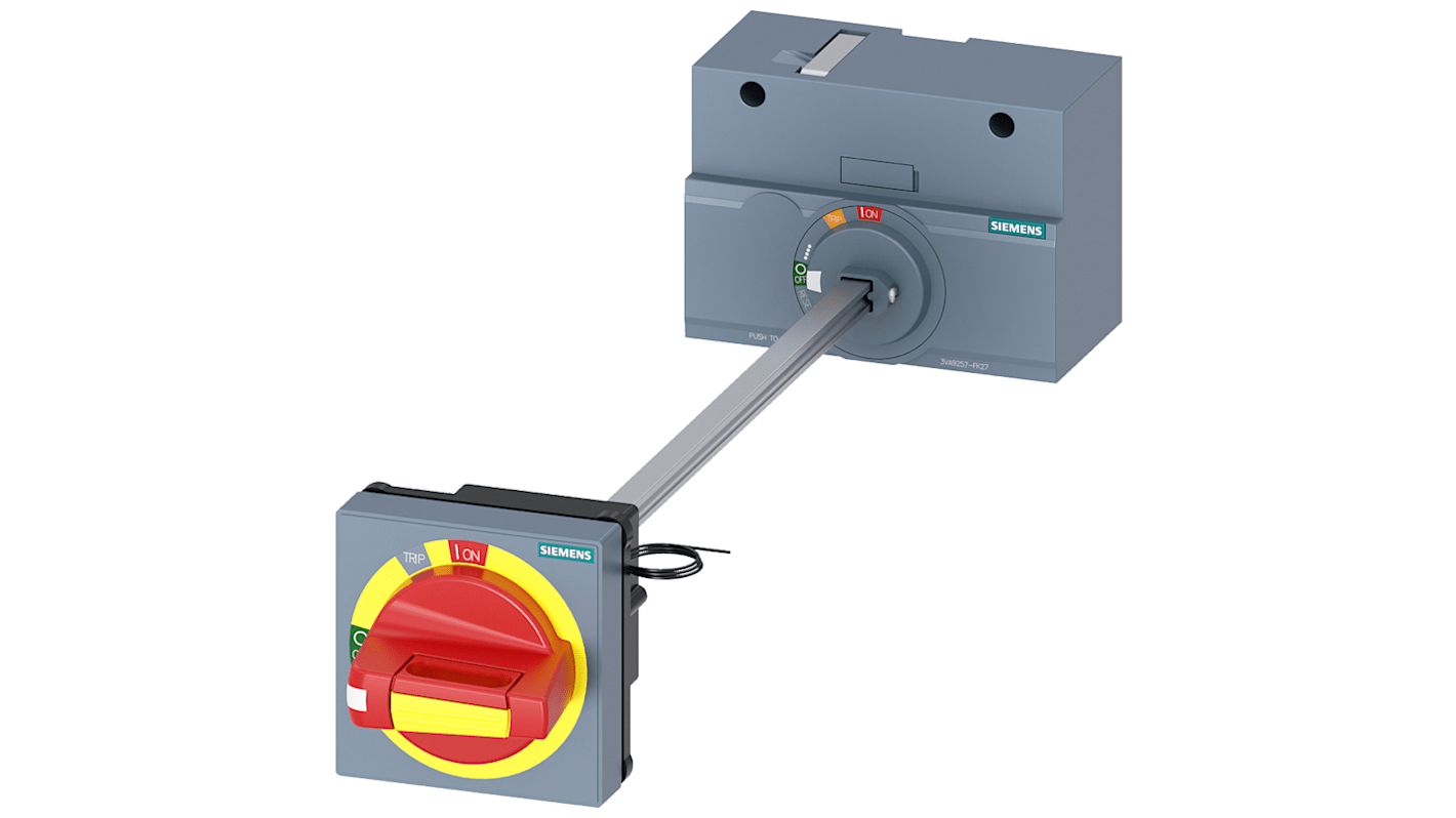 Operador giratorio Siemens 3VA9257-0FK27 SENTRON 3VA9 para uso con 3VA1 250