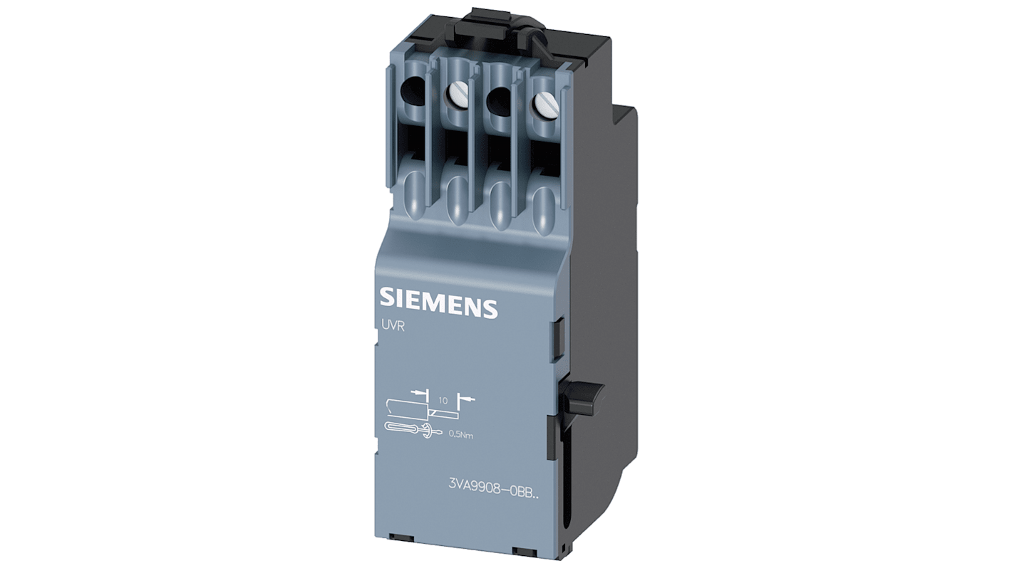 Sganciatore di minima tensione Siemens 3VA9908-0BB14 per uso con MCCB