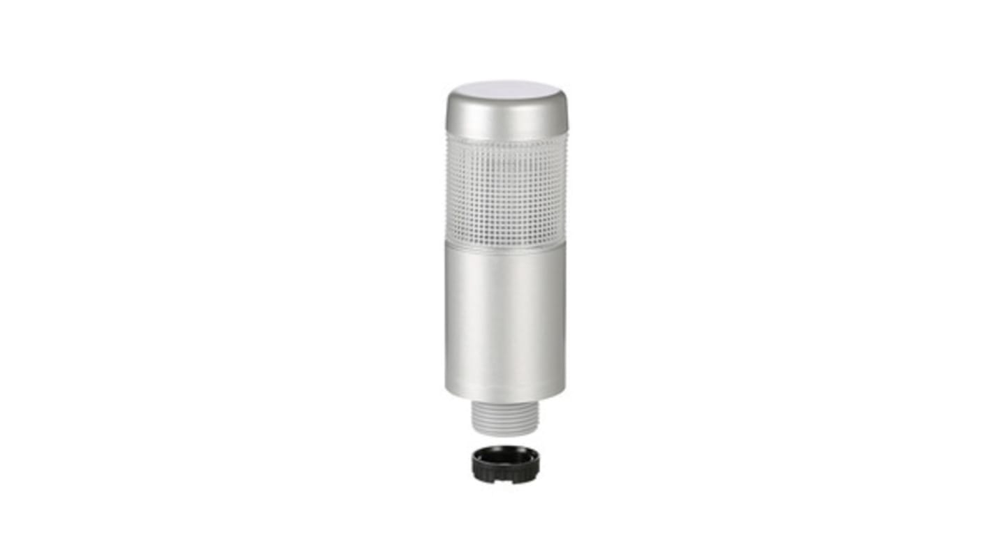 Colonnes lumineuses pré-configurées à LED, Rouge avec Buzzer, série Kompakt 37, 24 V