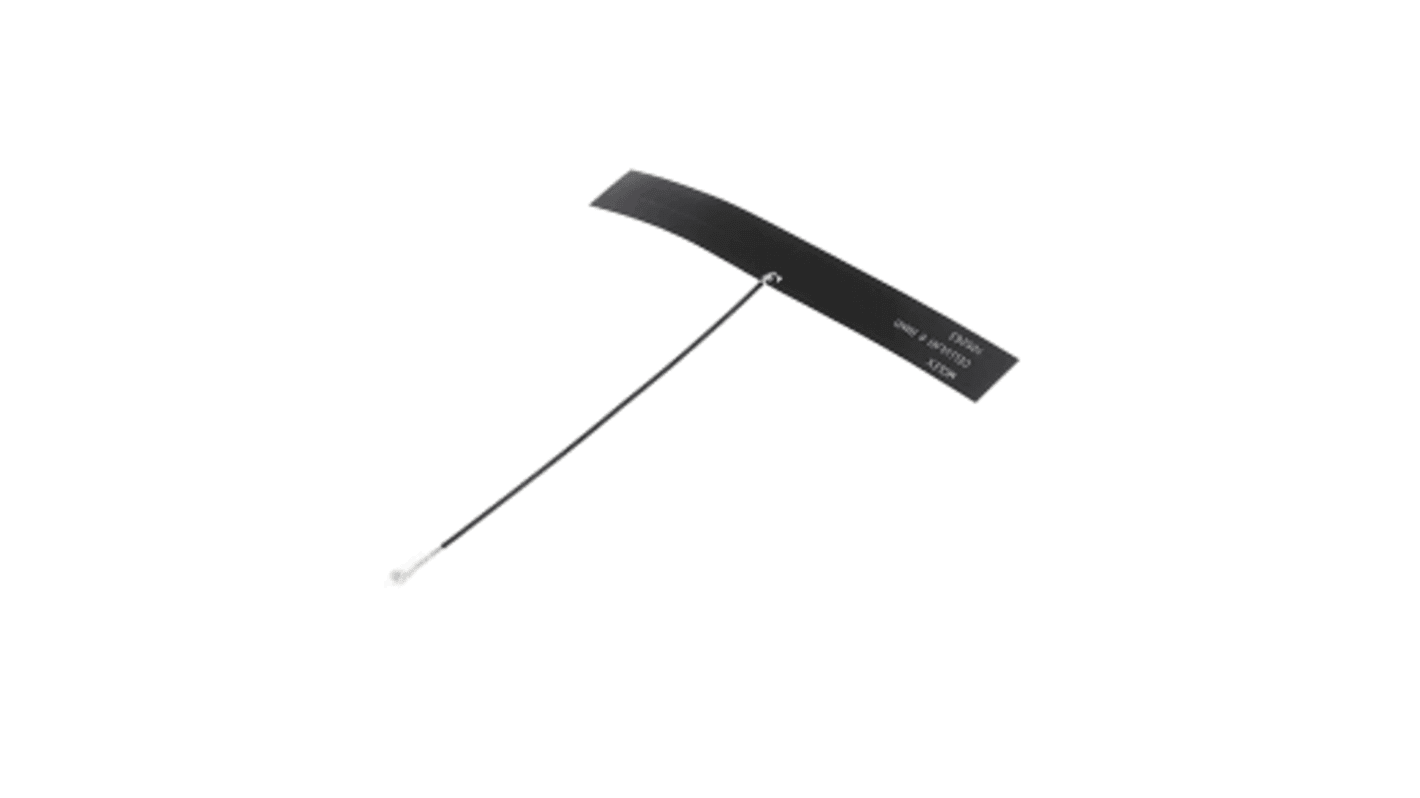 Omnidirectionnelle Antenne multibande Molex 105263-0002 Adhésif Carré, Interne Femelle 3dBi 2G (GSM/GPRS), 3G (UTMS),