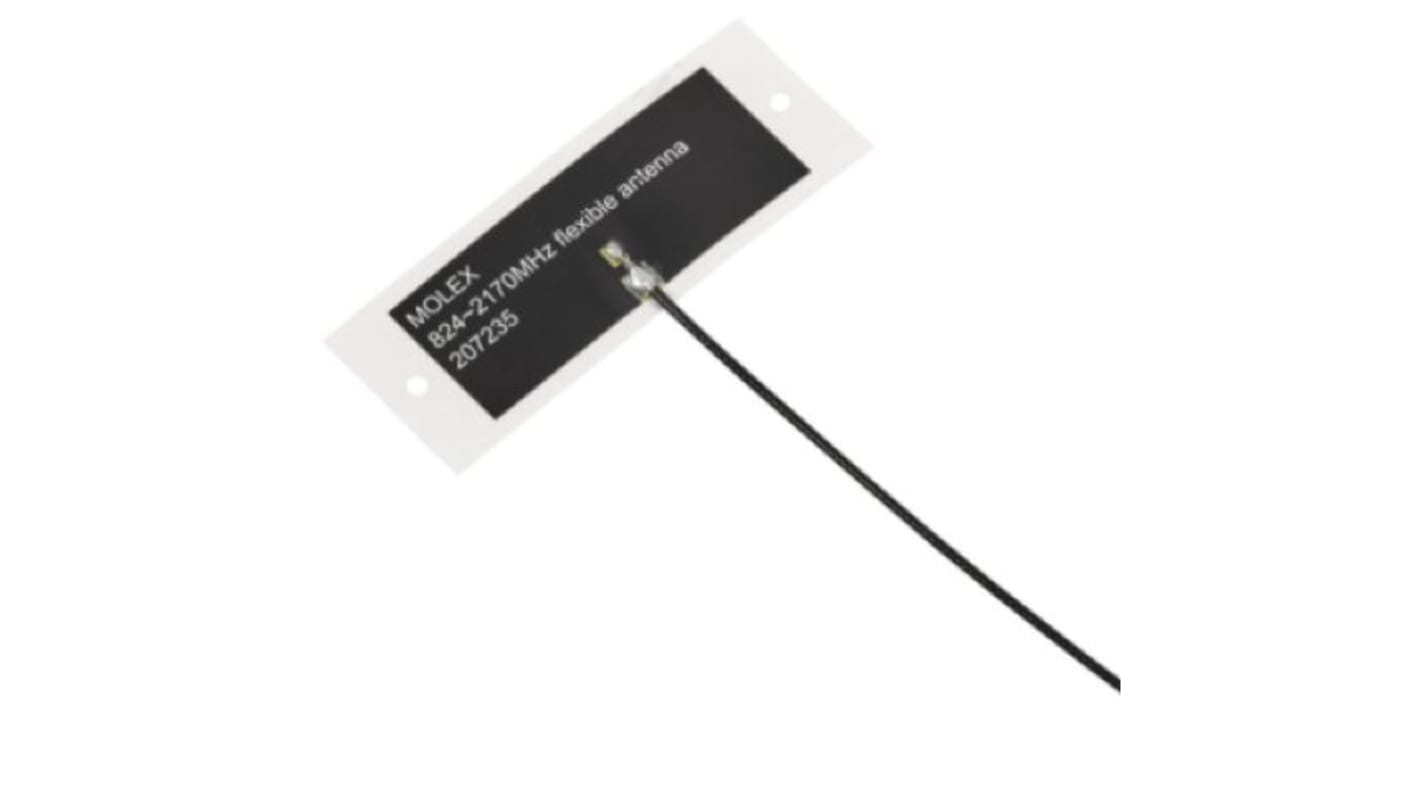 Antenna GSM e GPRS Molex Femmina, 2G (GSM/GPRS), 3G (UTMS), 4G (LTE), Quadrata, per Interno