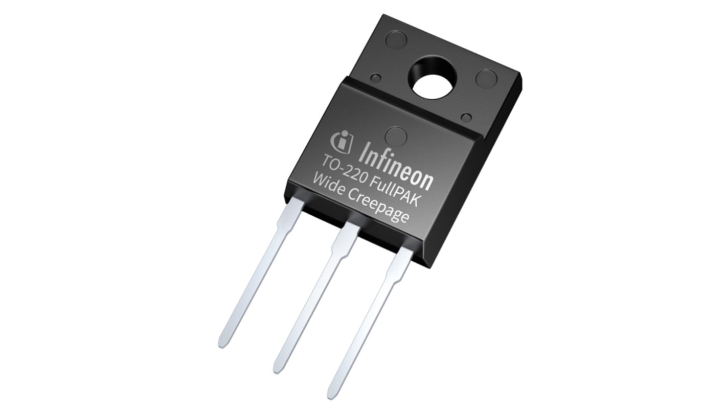 N-Channel MOSFET, 7.4 A, 700 V, 3-Pin TO-220 FP Infineon IPAW70R950CEXKSA1