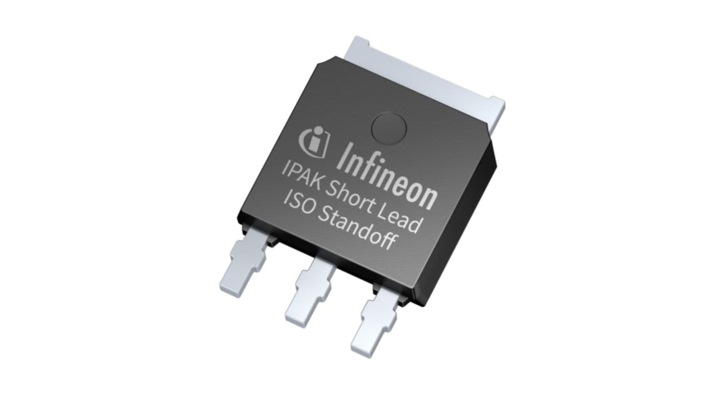 MOSFET Infineon, canale N, 2 Ω, 4 A, IPAK SL (TO-251 SL), Su foro