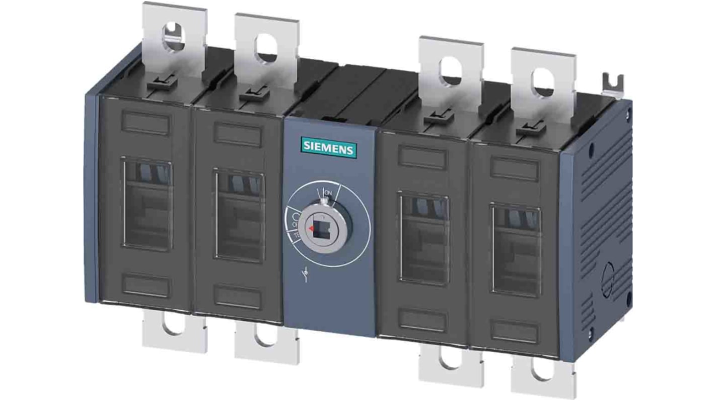 Sezionatore con interruttore Siemens 3KD4040-0PE20-0 6NA/6NC, corrente max 315A, 4, Montaggio a vite SENTRON 3KD