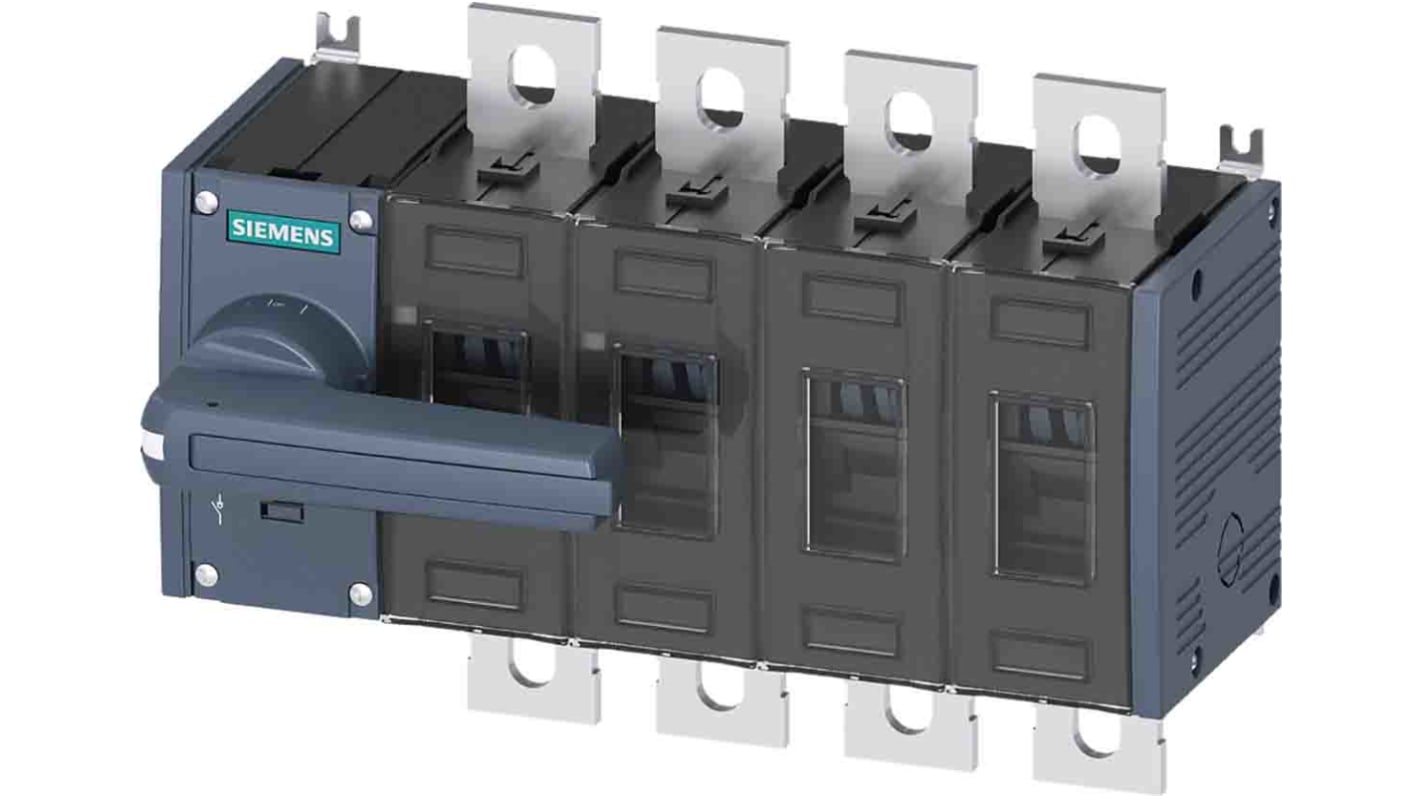 Sezionatore con interruttore Siemens 3KD4242-0PE10-0 6NA/6NC, corrente max 400A, 4, Montaggio a vite SENTRON 3KD