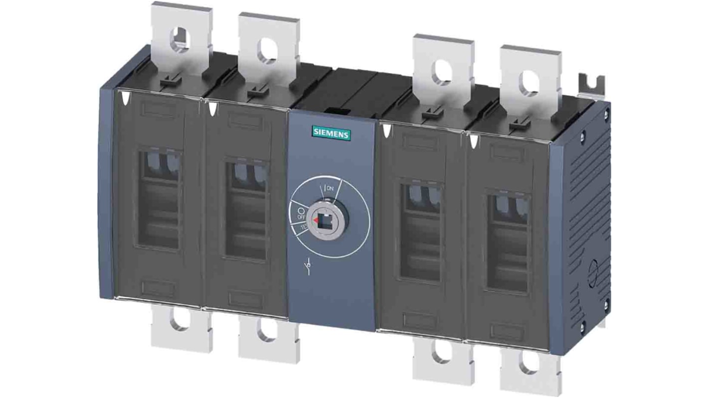 Siemens Switch Disconnector, 4 Pole, 500A Max Current