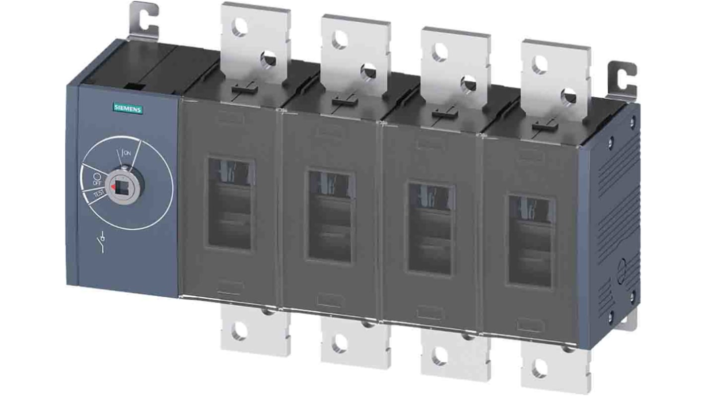 Siemens Switch Disconnector, 4 Pole, 1250A Max Current