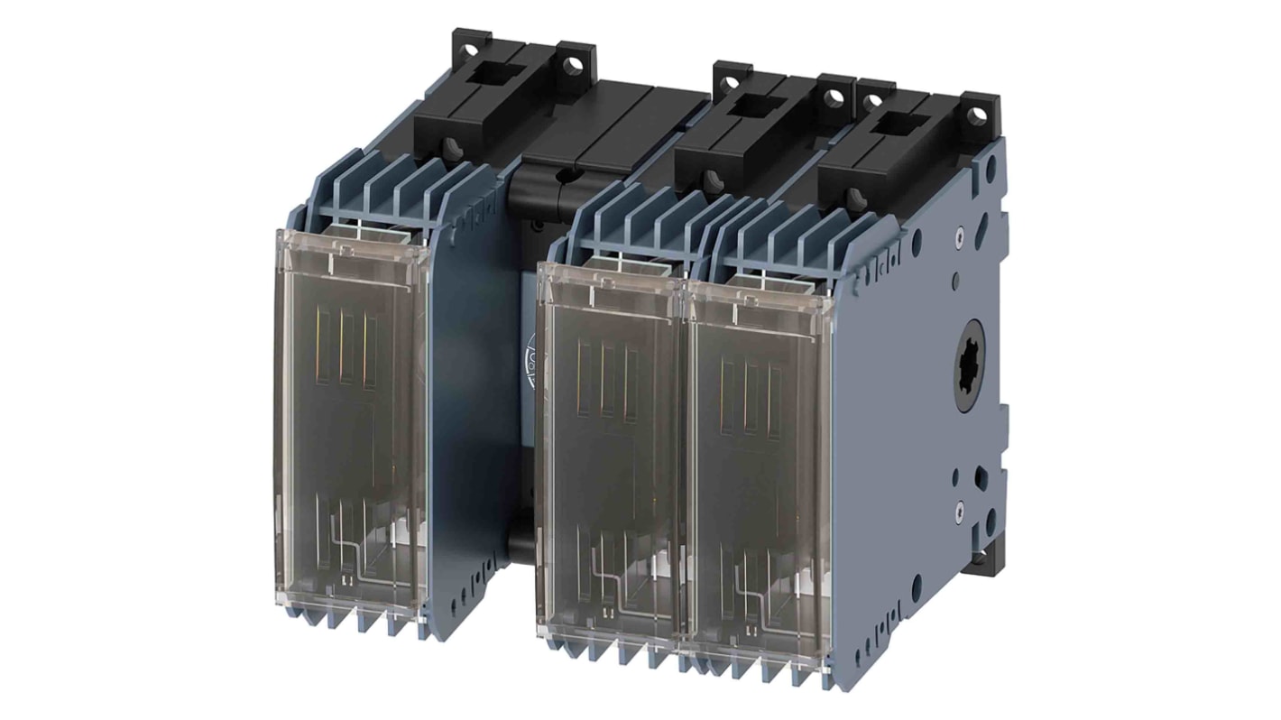 Sezionatore portafusibili Siemens 3KF1306-0MB11 4CO, corrente max 63A, 3, fusibile , fusibile NH00, NH000, guida DIN