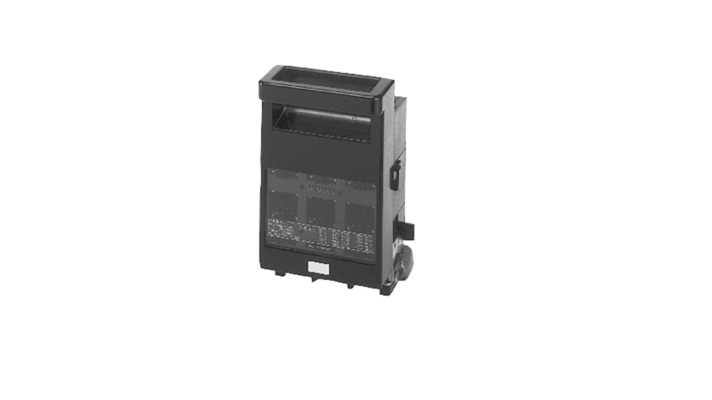 Interruptor seccionador con fusible Siemens, 160A, 3, Fusible NH00, NH000 SENTRON 3NP5