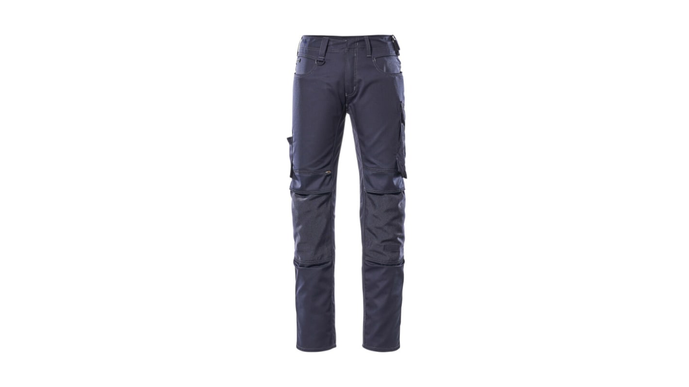 Pantalones para Unisex, cintura 41plg, pierna 82cm, Azul marino oscuro, Algodón, poliéster MANNHEIM 41plg 50