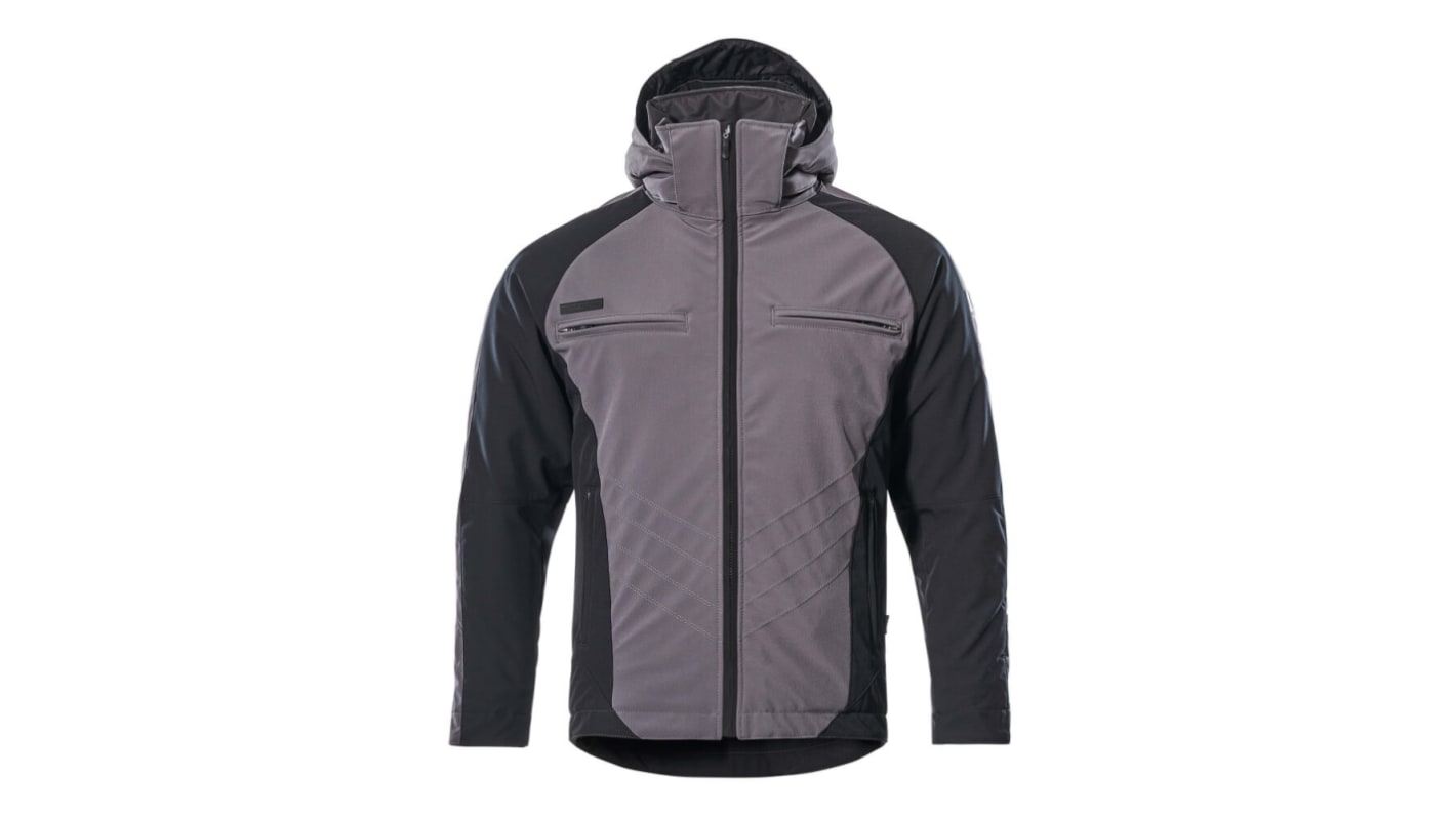 Veste grand froid à capuche Unisexe Mascot Workwear 16002 DARMSTADT, Noir/Gris, S