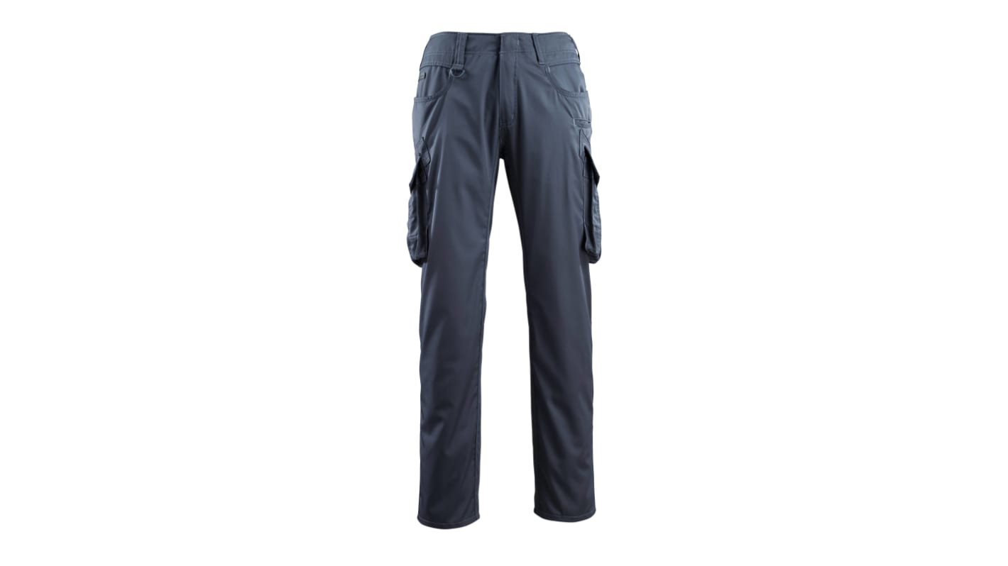 Mascot Workwear INGOLSTADT Dark Navy Cotton, Polyester Trousers 33in, 42 Waist