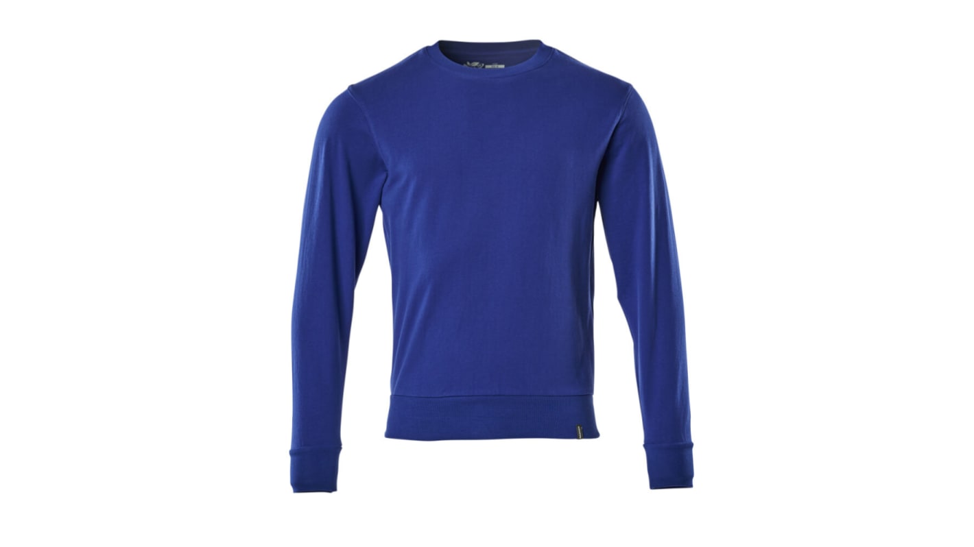 Mascot Workwear 20484 Blue Organic Cotton Men's Work Sweatshirt XS