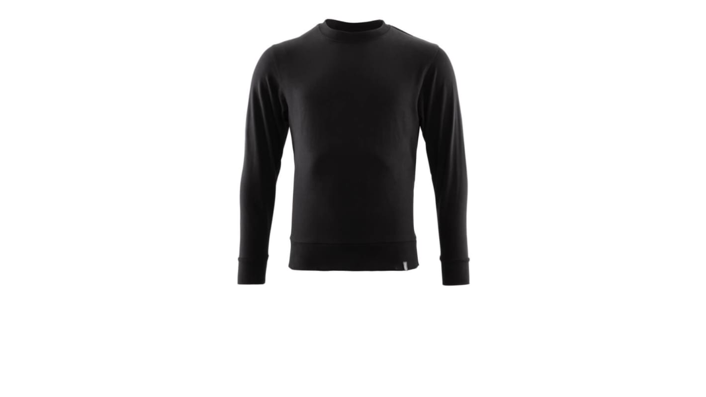 Sweatshirt de travail Mascot Workwear 20484, Homme, Noir, taille S, en Coton biologique