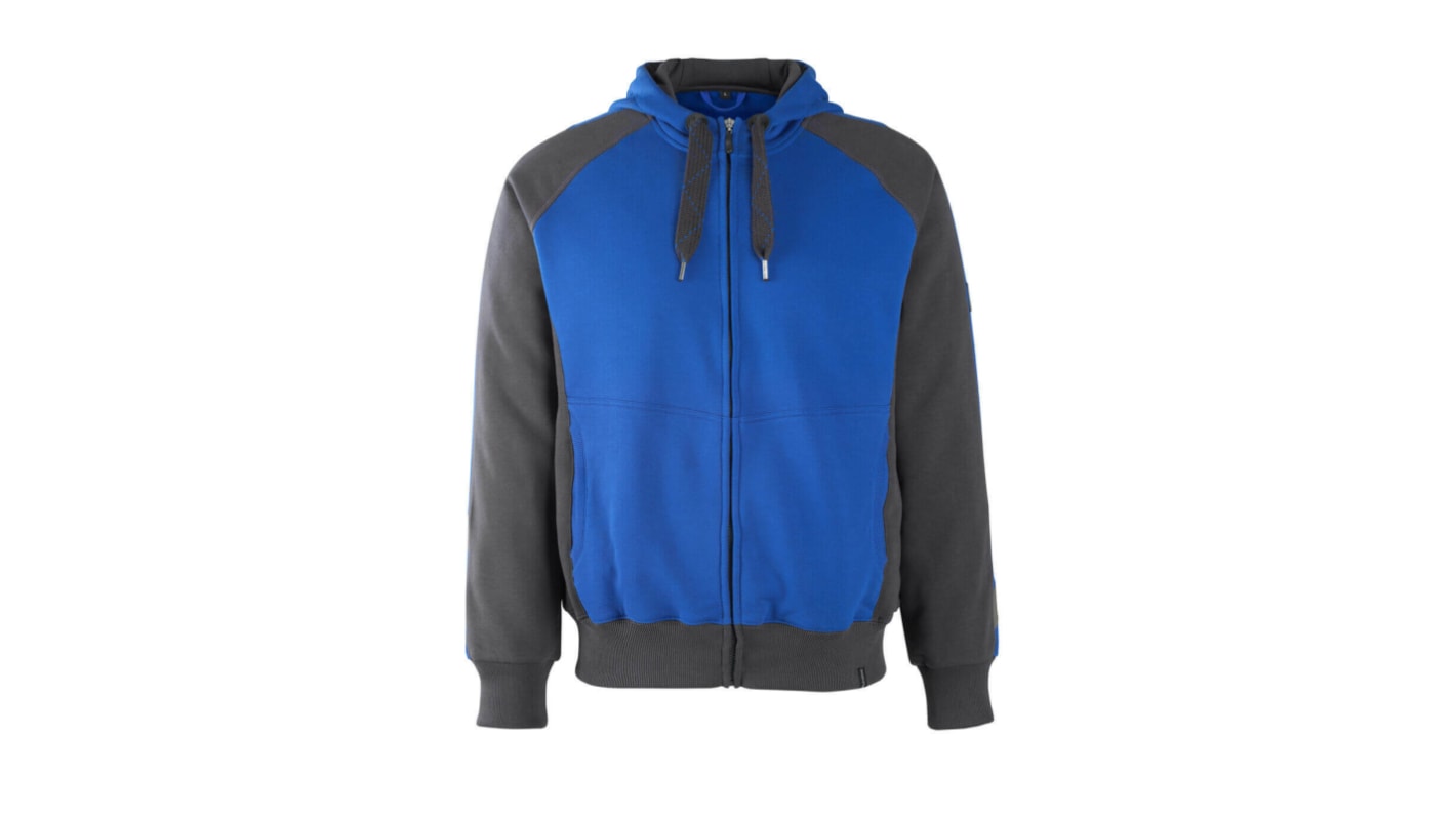 Mascot Workwear 50566 Unisex Kapuzenpullover, Polyester; Baumwolle Blau, Größe M