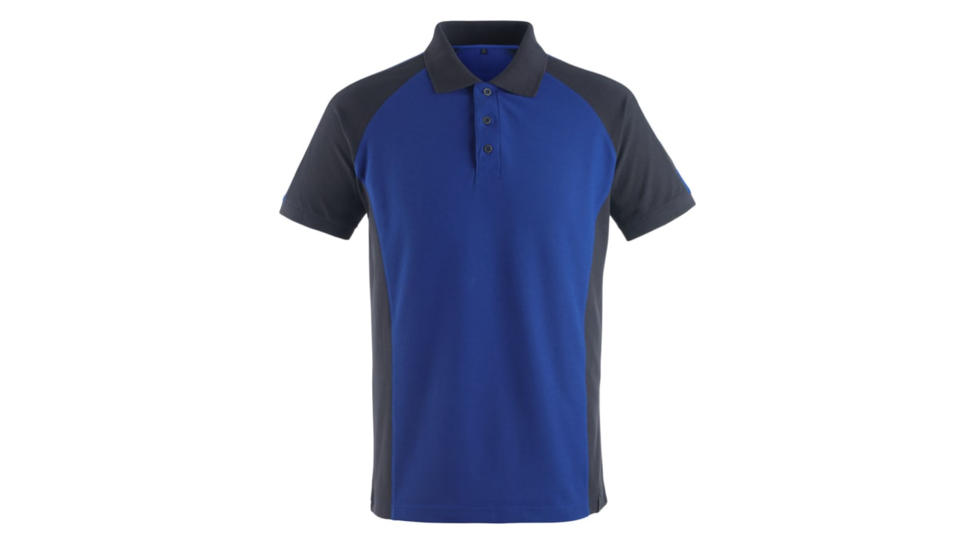 Polo manches courtes Mascot Workwear BOTTROP, Bleu, taille L, en Coton, polyester