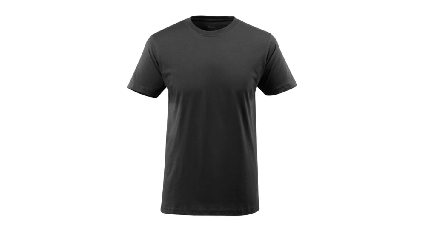 Mascot Workwear Black Cotton Short Sleeve T-Shirt, UK- XXL, EUR- XXL