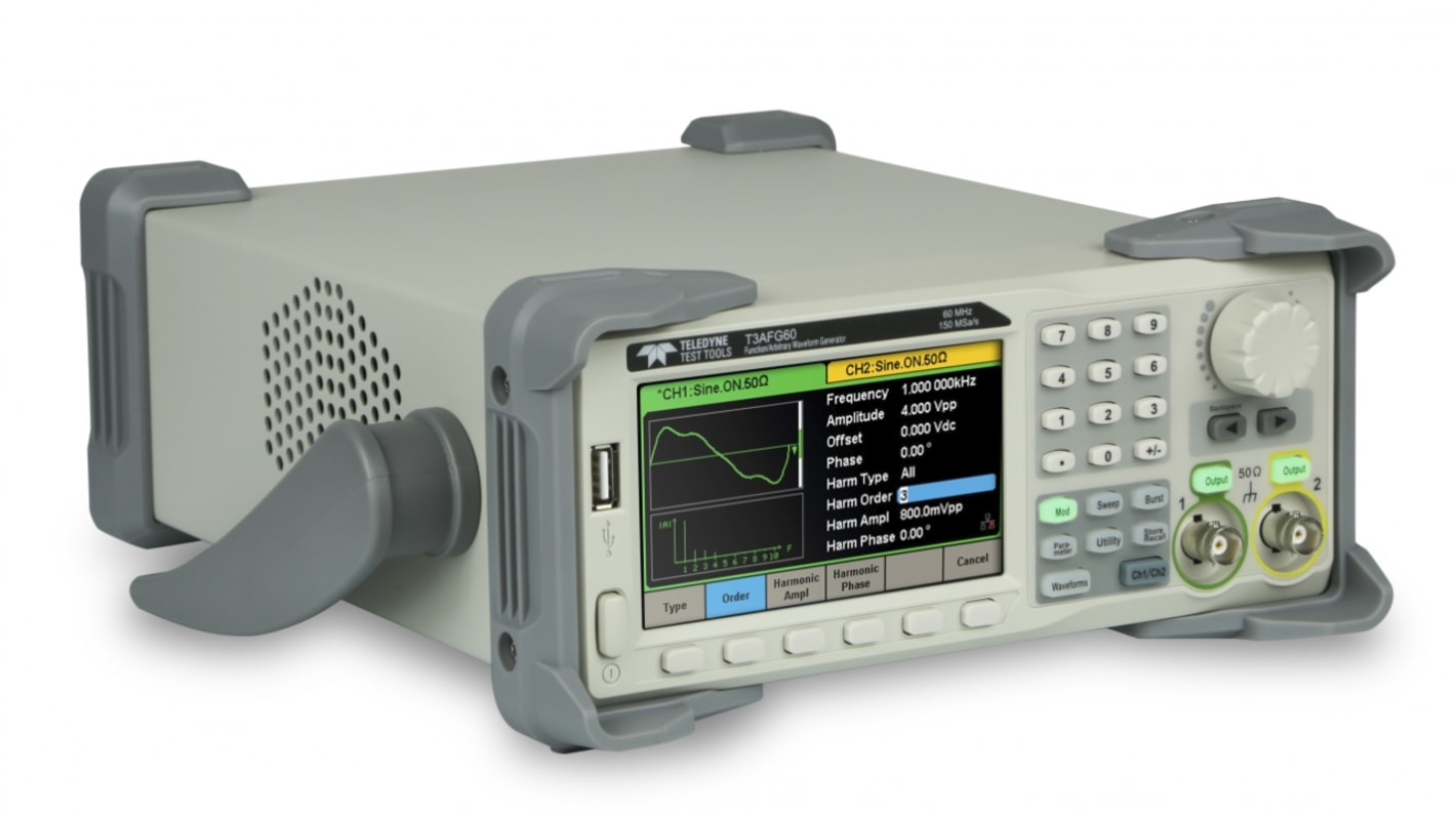 Teledyne LeCroy Arbiträr-Funktionsgenerator mit TFT LCD, 30MHz, ISO-kalibriert