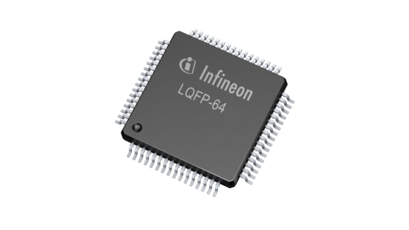 Mikrokontroler Infineon XMC1400 LQFP 64-pinowy Montaż powierzchniowy ARM Cortex M0 200 kB 32bit 48MHz Flash