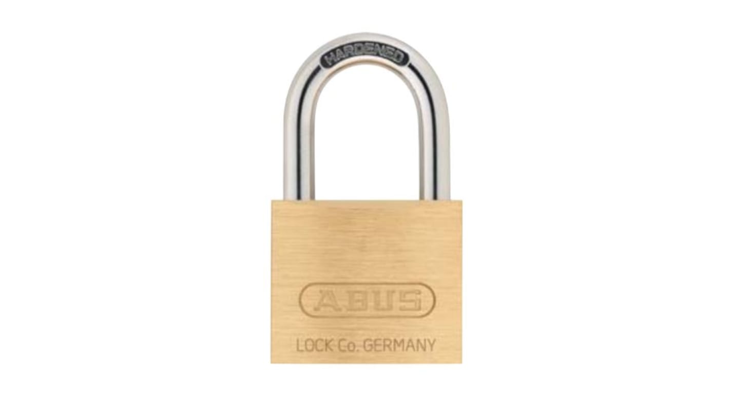 ABUS Key Weatherproof Titanium Padlock, 6.5mm Shackle, 45mm Body