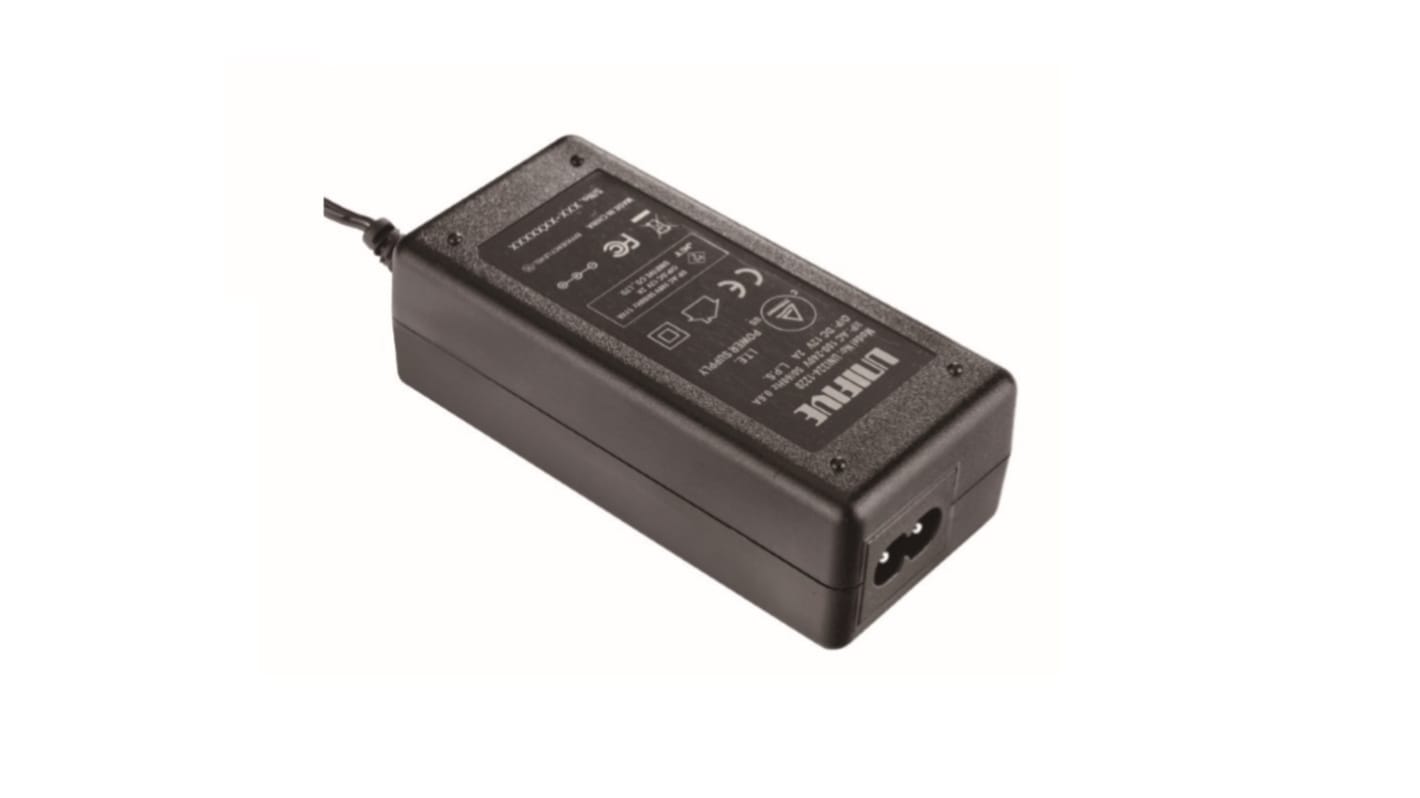 Unifive Steckernetzteil 24W, 135 → 370 V dc, 90 → 264V ac, 12V dc / 2A