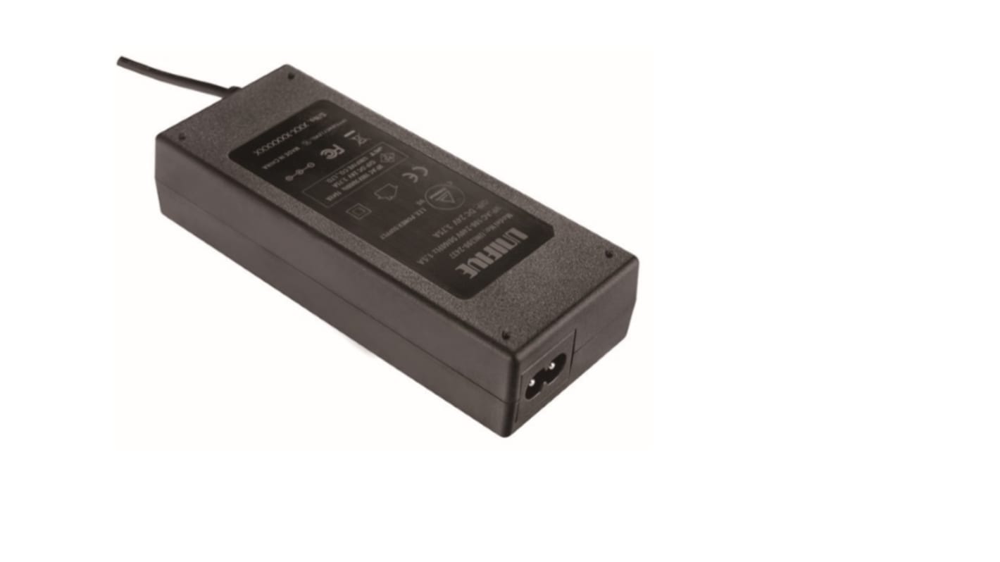 Hálózati adapter 24V dc, 3.75A, 90W, dugasz típusa: IEC
