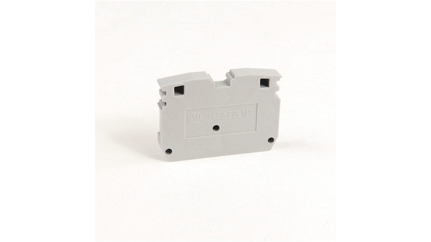 Rockwell Automation, 1492 End Barrier for use with 1492-LM3, LM3Q, LMG3, LMP3E, LMP3QE