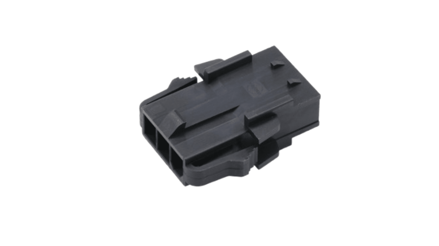 2004882003 Molex, 200488 3 Way Nylon Crimp Terminal Housing, Black RS