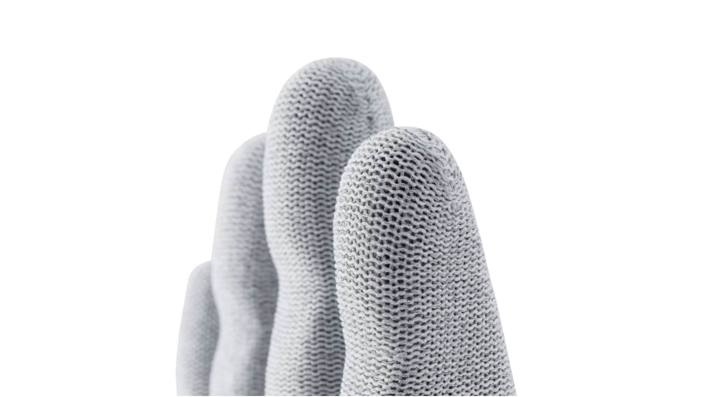 Uvex Phynomic silv-air Grey Elastane, Polyamide Bacterias Resistant, Viruses Resistant Work Gloves, Size 8, Medium,