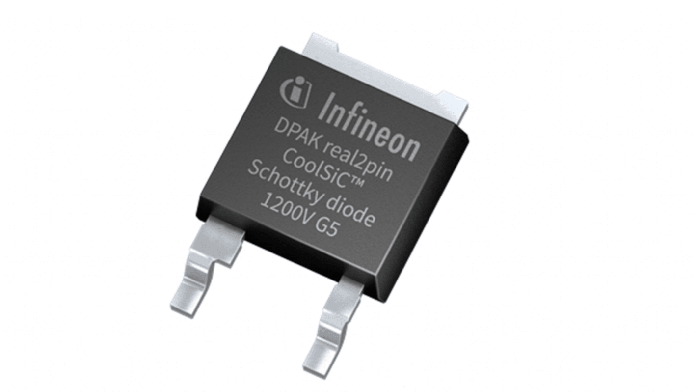 Diodo switching Infineon, Montaggio superficiale, 18A, 1200V, PG-TO252-2, Diodo Schottky