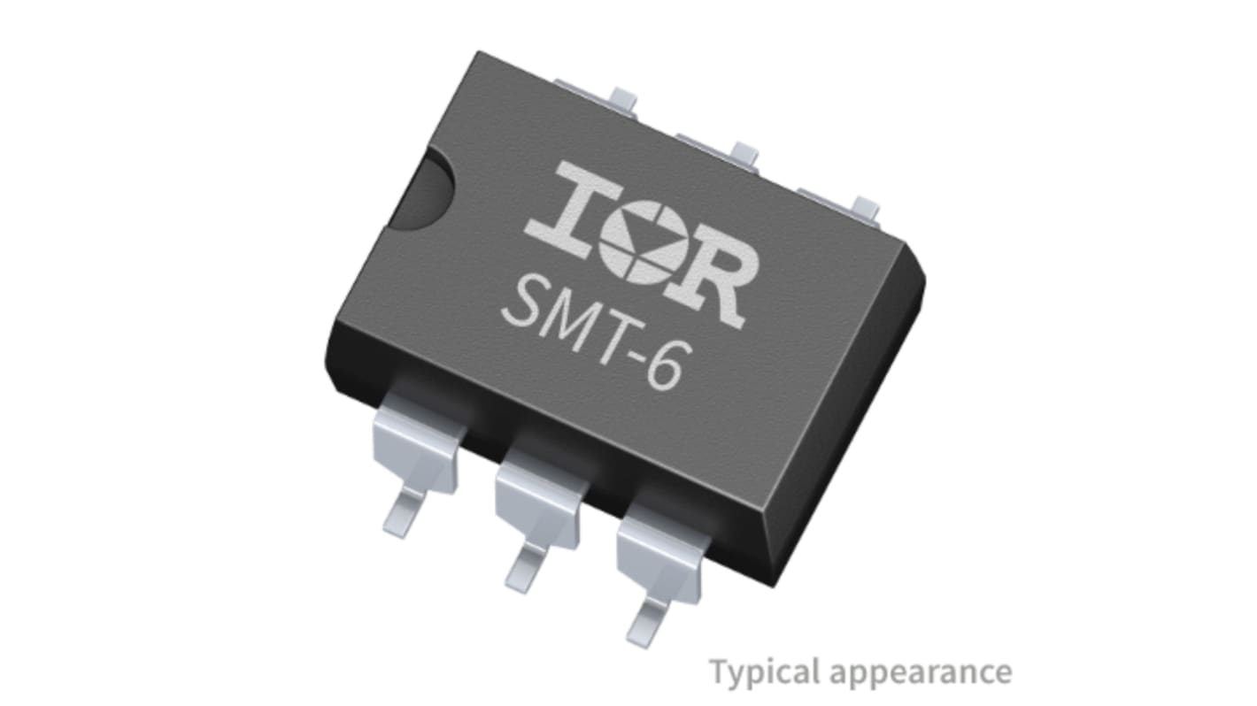 Infineon Halvlederrelæ, 1-polet ST, Printmontering-montering, Maks. 20 V, 4,5 A MOSFET