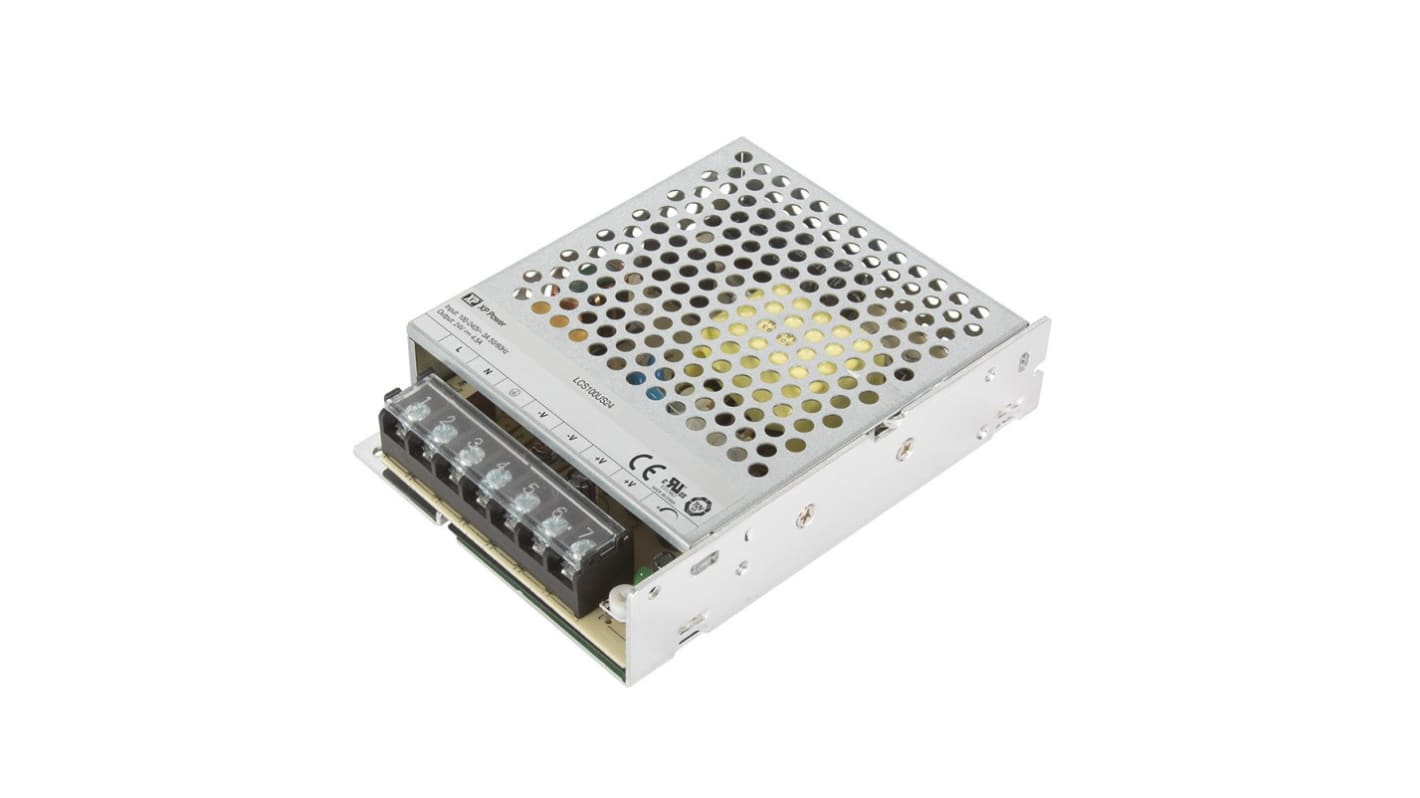 Fuente de alimentación conmutada XP Power serie LCS100, 24V dc, 4.5A, 108W, 1 salida