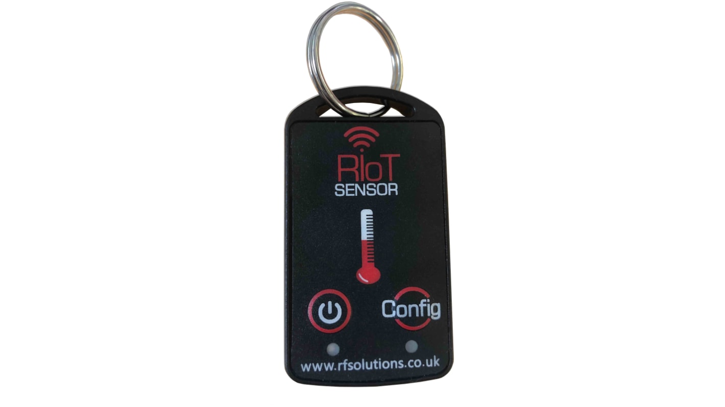 RF SolutionsRIOT-SENFOB-TEMP-8T1 2 Button Remote Control Fob, 868MHz