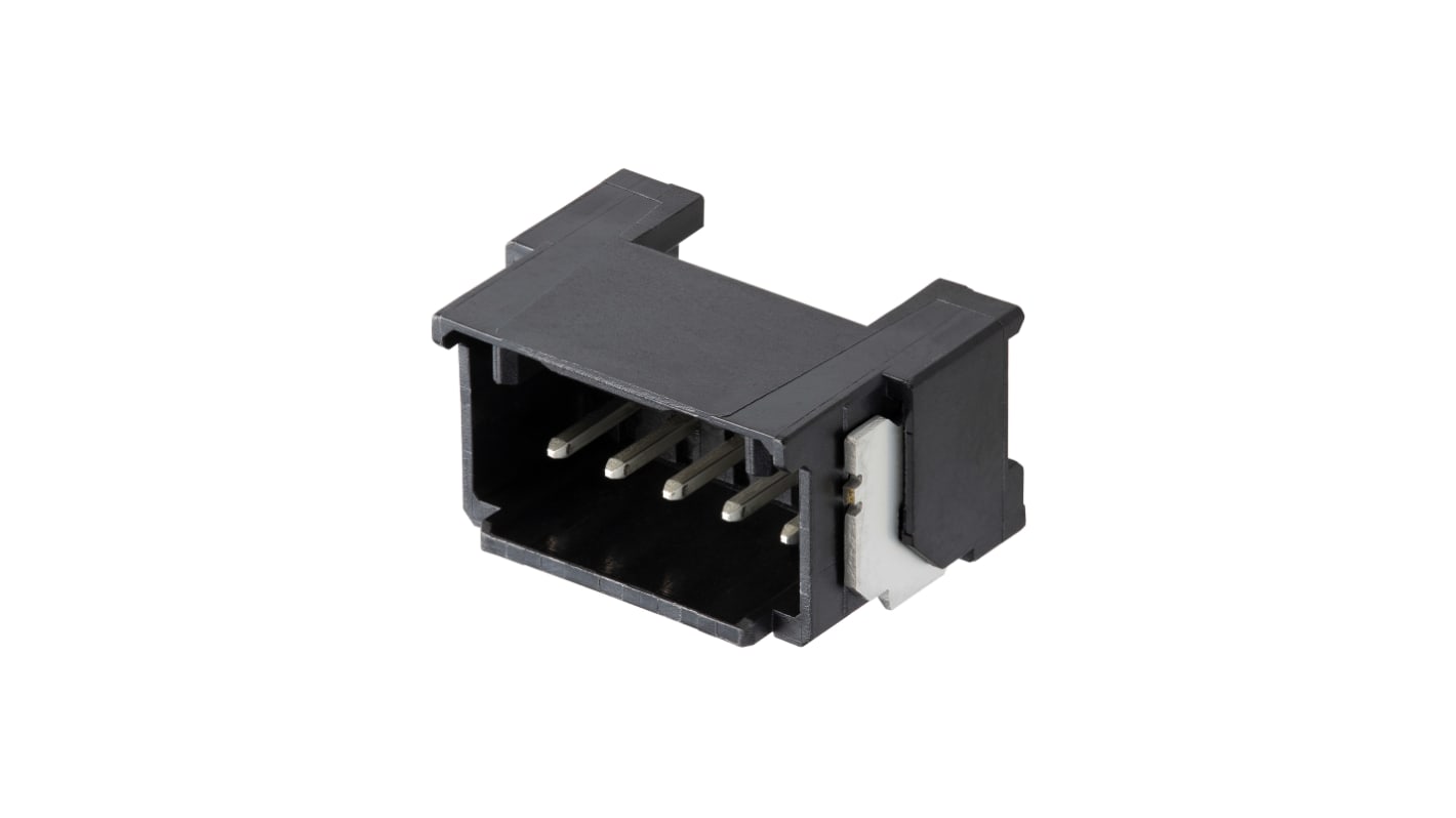 Molex Micro-One Leiterplatten-Stiftleiste gewinkelt, 5-polig / 1-reihig, Raster 2.0mm, Ummantelt