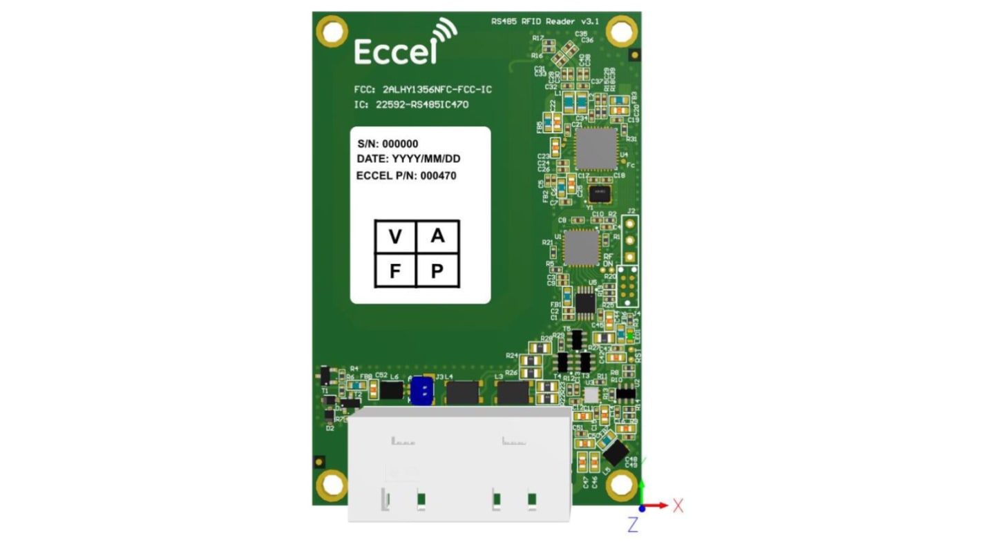 Eccel HF-Modul Sender bis 115200bit/s / < 100mW, Tafelmontage, 5V dc