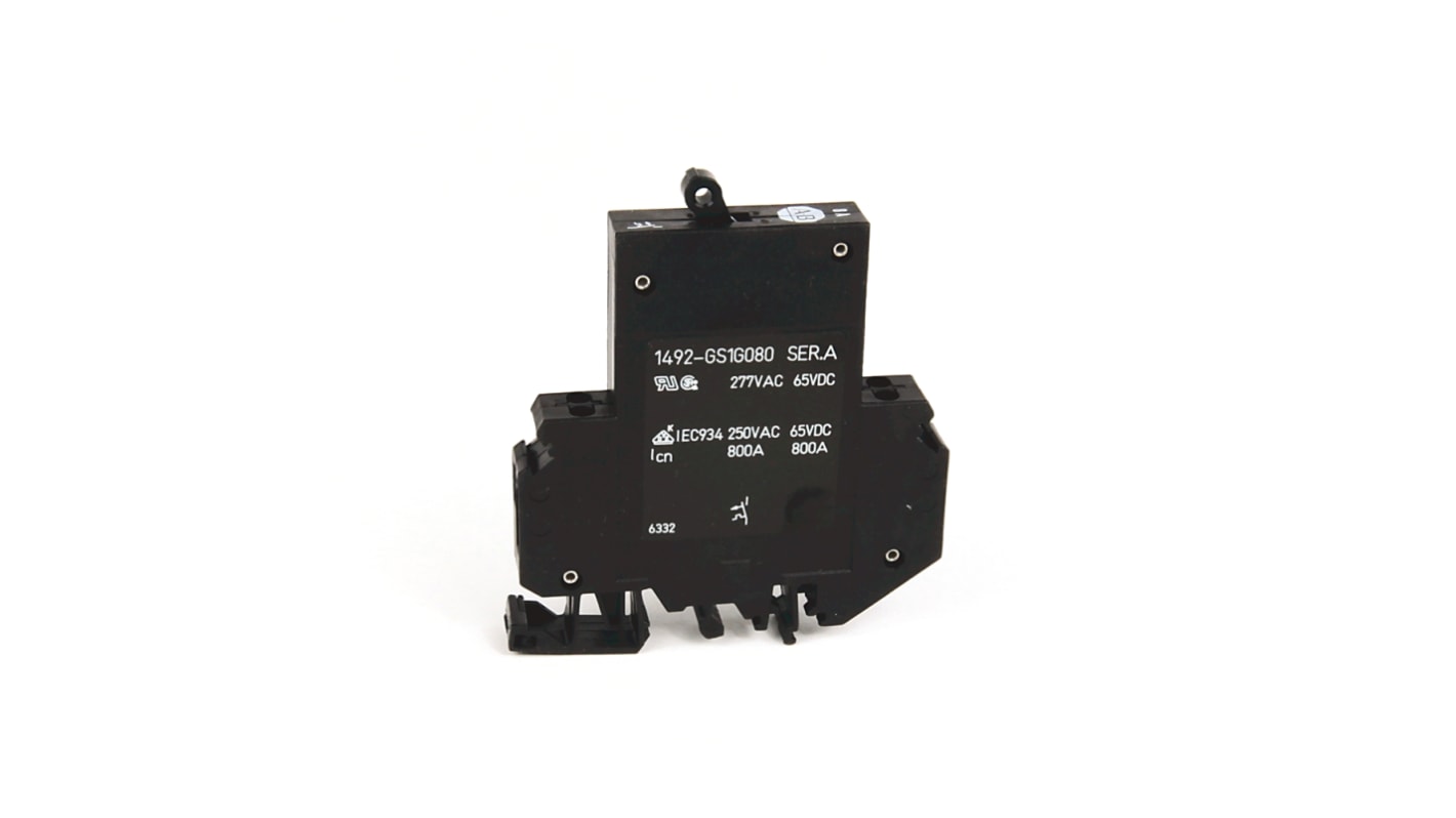 Interruptor automático 1P, 8A, Curva Tipo G 1492-GS1G080, 1492-GS, Montaje en Carril DIN