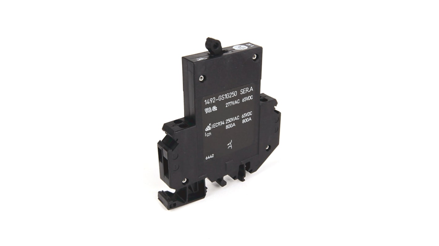 Interruptor automático 1P, 20A, Curva Tipo G 1492-GS1G200, 1492-GS, Montaje en Carril DIN