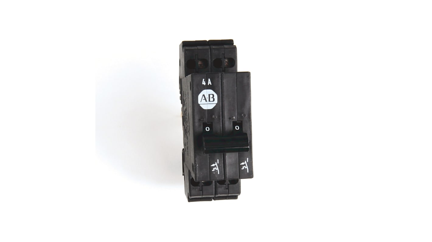 Interruptor automático 2P, 4A, Curva Tipo G 1492-GS2G040, 1492-GS, Montaje en Carril DIN