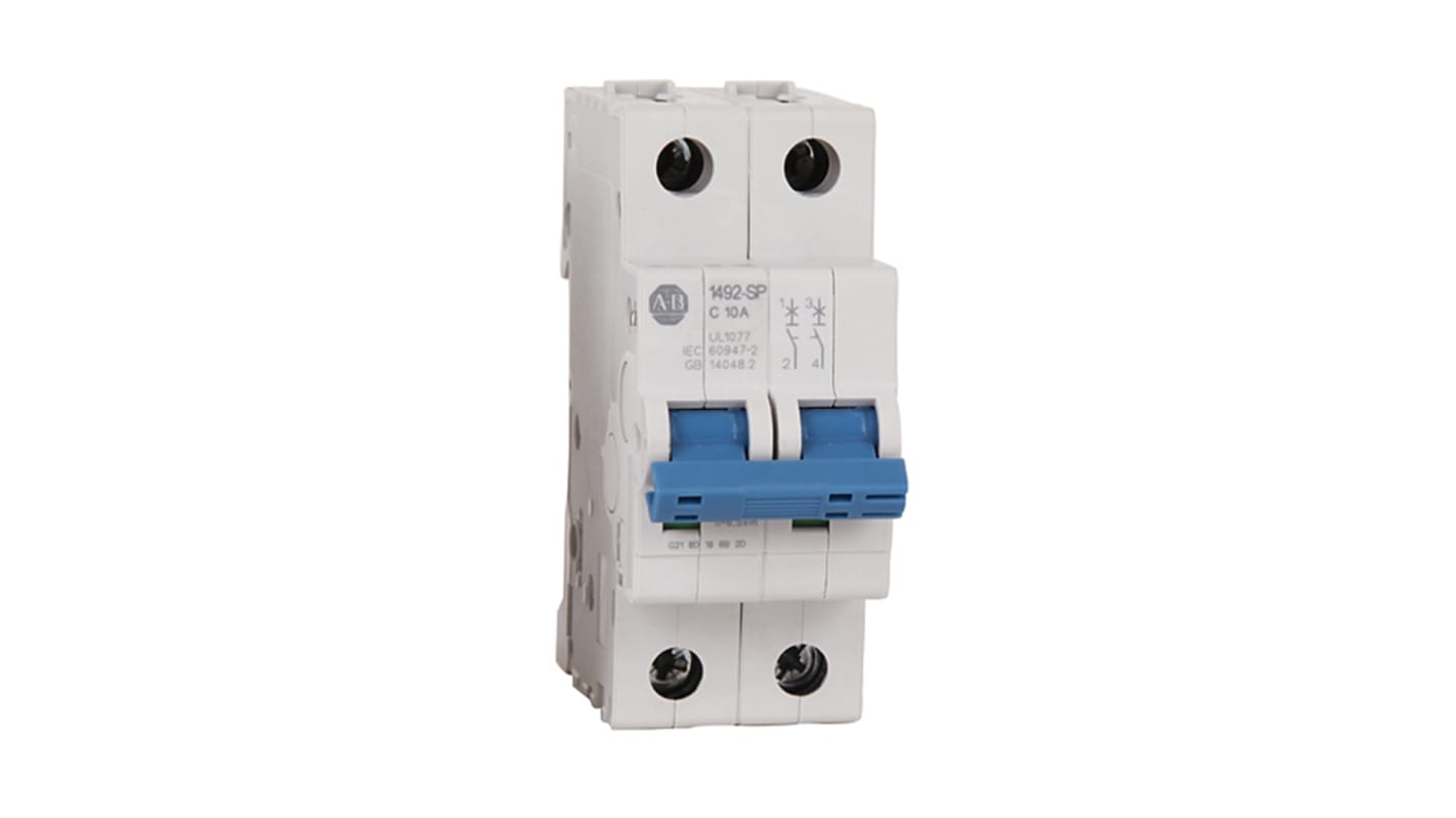 Interruttore magnetotermico Rockwell Automation 1P+N 500mA 10 kA, Tipo B